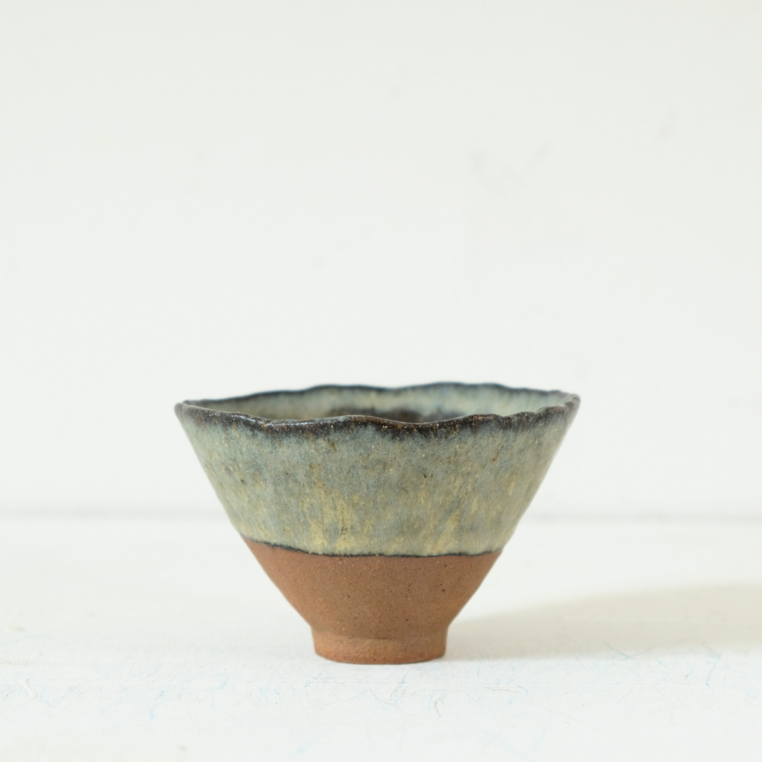 Nocturne chawan I Wild glaze from the Pyrenees